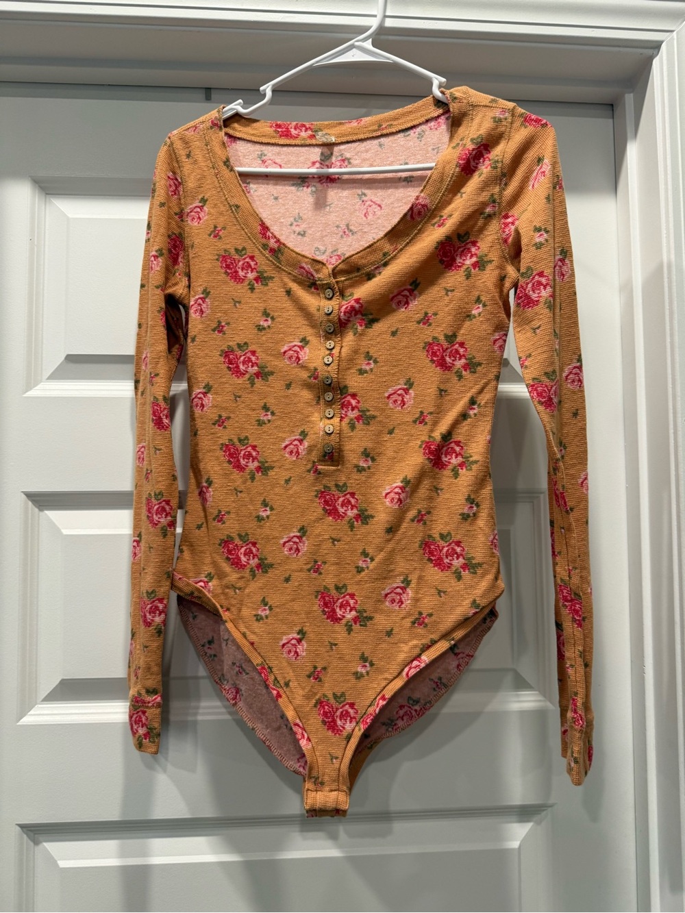 Free people floral bodysuit
